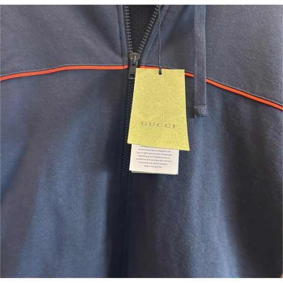 Gucci, cotton jersey, zip jacket signature, GG Supreme jacquard xl - Picture 6 of 6